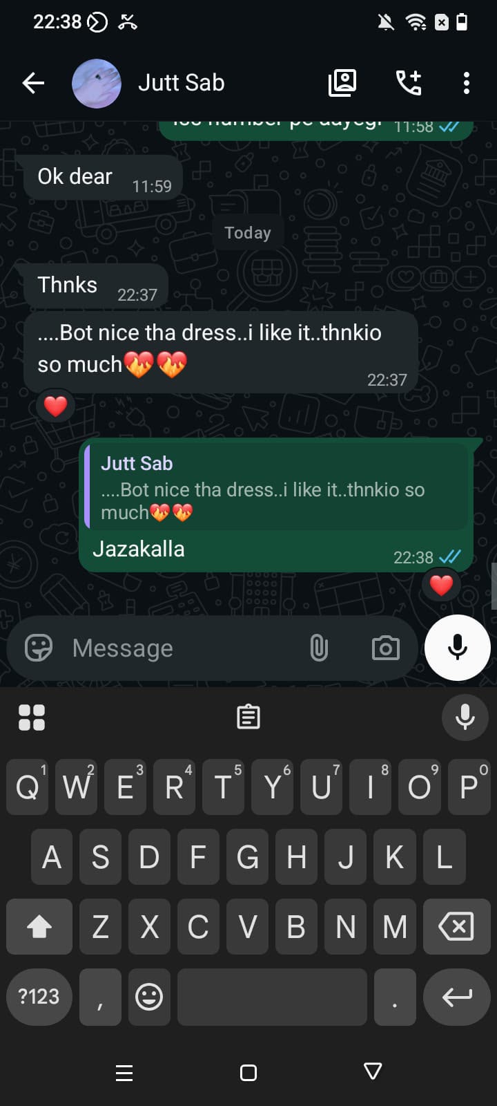 Customer review screenshot
